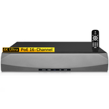 Load image into Gallery viewer, 8.0/4K Megapixel 16-Channel POE NVR Network Video Recorder, Supports up to 16 x 8MP/4K IP Cameras, Max to 8TB Hard Drive